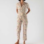 Anthropologie Rachel Antonoff Matthew Jumpsuit Pressed Flowers Floral-Print Denim Photo 1