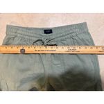 J.Crew  Linen Blend Drawstring Shorts Set 3 Pairs XS Black Stripe Sage Photo 9