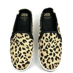 Keds KATE SPADE  Double Deck Leopard Calf Hair Mules Slipon Leopard Slides Photo 2