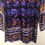 Sequel Vintage 80's Women's Long Sleeve Purple Dress Size 10 Photo 7