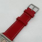 Betty Boop  Nurse Watch Women Silver Tone 31mm quartz analog Red Leather running Photo 3