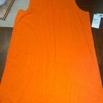 Old Navy new size medium woman’s orange tank dress Photo 0