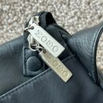 Hobo International Vintage 90s  Crossbody Purse Bag Black Leather Zip Long Strap Photo 12