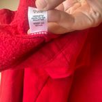 Zenana Outfitters  Bold Red CrewNeck Sweater Oversized S/M Photo 4