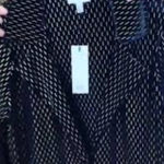 Veronica M  Velvet Black and Gold Blazer Photo 0