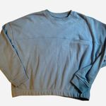Vuori  Sedona Sport Crew Neck French Terry Blue Sweatshirt sz  M Comfy Rare Color Photo 0