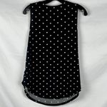 West Kei Polka Dot Sleeveless Blouse with Cutout Keyhole Small Photo 1