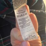 LL Bean Scotch Plaid Hoodie Womens Sz Medium Flannel Relaxed Fit Full Zip Jacket Blue Photo 8