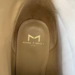 Marc Fisher Leather Miggi Pointed Toe Heeled Ankle Booties Gold Size 7 Photo 6