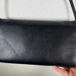 Kolton Black Leather Shoulder Bag with Minimalist Design Photo 12