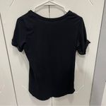 Lululemon Black Cuffed Sleeves Short Sleeve Shirt Photo 1