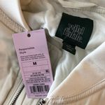 Wild Fable Women Ivory Cream Quilted Bomber Jacket M Photo 3