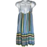 Rails Ruffled Hem Sleeveless Jamica Stripe Ari Dress Lined EUC Size XS Photo 5