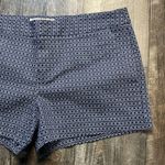 Joie  Blue Geometric High Waist Shorts Size 8 Photo 1