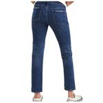 Anthropologie Jeans Womens 28 Pilcro SLIM Boyfriend Crop Aztec Embroidered Photo 2