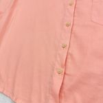 J.Crew 8 Cropped Buttoned Top Peach Blush Pastel Pink Beach Vaca Coastal Capsule Photo 1