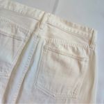 J.Crew Women’s White Denim Frayed Hem Mini Jean Skirt Size 28 | 6 EUC! Photo 5