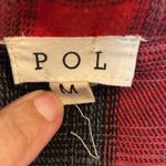 POL Red Plaid Button Down Shirt Photo 2