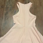 Lulus  Light Pink Woman's Skater Business Casual Mini Dress Size Small Photo 4