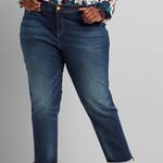 Lane Bryant signature fit boyfriend jeans size 16 mid rise magic flex waistband Photo 0
