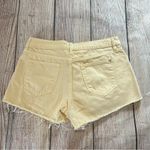 Vigoss Marley Jean Shorts Cut Off Yellow Distressed Women’s 28 Denim Button Fly Photo 9
