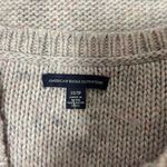 American Eagle NWOT Light Pink Marled Cable Knit Plush Sweater Photo 10