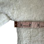 Anthropologie Pilcro Ivory Off White Oversized Chunky Knit Vneck Sweater XS Photo 3