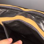 Vintage Botany SMDC Hand painted genuine Leather crossbody bag Black Photo 6