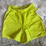 Lululemon Electric Lemon Loungeful Fleece High Rise HR 4β Shorts β Size 0 Photo 1