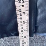 Jones New York Womens Leather Overcoat Size 12 Black Grunge Indie Punk Rock Photo 12