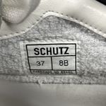 Schutz  Shoes Womens 8B ST-001 Low-Top White Leather Sneakers Lace Up Photo 13