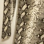 Riley & James Womens Bodycon Mini Dress S Small Snakeskin Print Brown Ivory NWT Photo 3