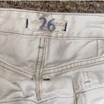 Free People We The Free Jesse white carpenter cutoff denim shorts Photo 3