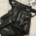 Francesca's NWT Francesca’s Leather Paperbag Pants Photo 5