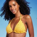 Shade & Shore Women's Crochet Halter Triangle Bikini Top - ™ Photo 2