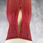 Scala  Womens Beaded Gown Large Silk Crystal Rhinestone Red Carpet Mermaid Glam Photo 4