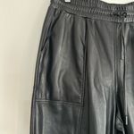 Calvin Klein Jeans Calvin Klein Sz: L Black Faux Leather Pants. Pull On. Flat Front. Patch pockets Photo 8