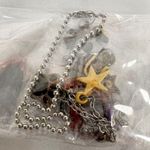 Dog Puppy Bone Star Paw Print Bag Charm Ball Chain Keychain Keyring Photo 1