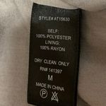 ASTR  The Label Gray Plaid Checkered Long Sleeve Button Trench Over Coat Jacket M Photo 4