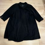 Akris Vintage  Club Women’s  Black Wool Trench Coat Size 12 US Photo 0