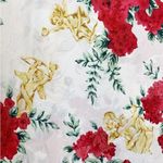 Victoria's Secret NWOT Vintage Victoria’s Secret Gold Label Rose Cherub Lace Slip Satin Chemise Photo 6