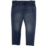 Ann Taylor  Mid Rise Tapered Jeans Women Size 18 Washed Black High Rise Casual Photo 2