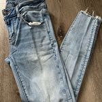 American Eagle  Outfitters Light Blue Distressed Skinny Jeans Photo 7