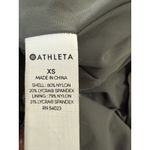 Athleta  Swimsuit XSmall One Piece Blue Tropical High Thigh Modern Photo 4