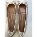 BCBGeneration Women's Hartly Square Toe Ballet Flats in White Daisy. Size 7 Photo 6