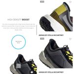 ADIDAS by Stella McCartney Pulse Boost HD Running Sneakers orange yellow sz 5.5 Gray Photo 5