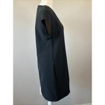 Brass Cap Sleeve VNeck Mini Dress Black Size Small Photo 1