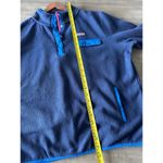 Vineyard Vines  Women’s Harbor Fleece 1/4 Snap Sweater Nautical Navy size Large Photo 9