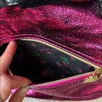 Betsey Johnson Hotline Retro Phone Crossbody bag in metallic fuchsia OS Photo 11