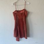 Cinq A Sept pink spaghetti strap mini cocktail semiformal drsss velvet texture Size 0 Photo 8